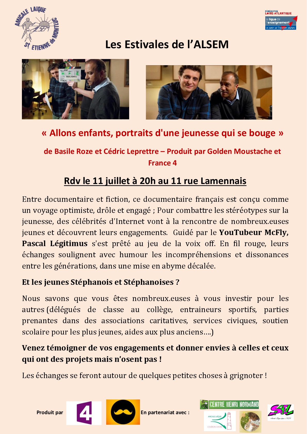 ALSEM cine debats été 2017