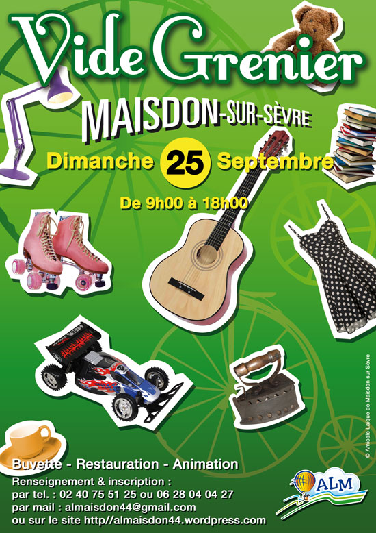 Affiche Vide grenier BD