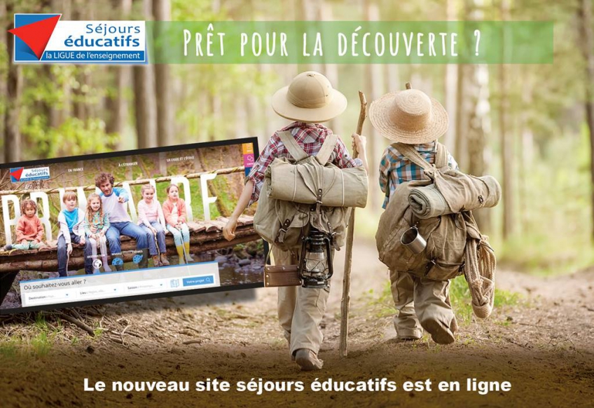 Le nouveau site pour les classes de découvertes et les séjours éducatifs est en ligne !