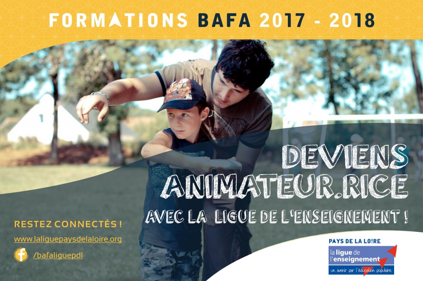 Formations BAFA : découvrez la programmation régionale 2017-2018