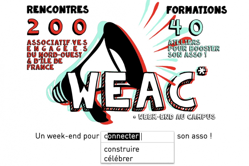 Weekend Campus d'Animafac les 3 & 4 février à Rouen