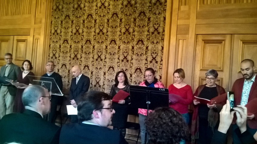 Remise de l'Encyclopédie des migrants à la Ville de Nantes